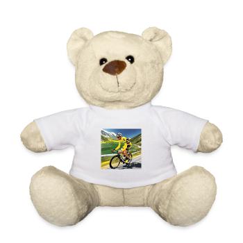 Retro-Radfahrer - Teddy - Weiß - Vorne