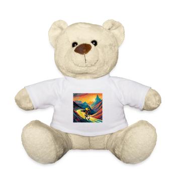 Radfahren mit Farbwellen - Teddy - Weiß - Vorne