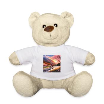 Radeln Sie durch das Kirschblütenglück – Japan - Teddy - Weiß - Vorne
