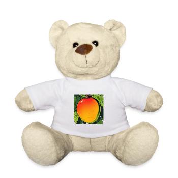 Mangue sur un arbre - Nounours - blanc - Devant