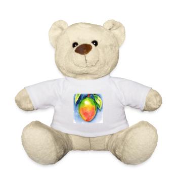 Mangue Aquarelle - Nounours - blanc - Devant