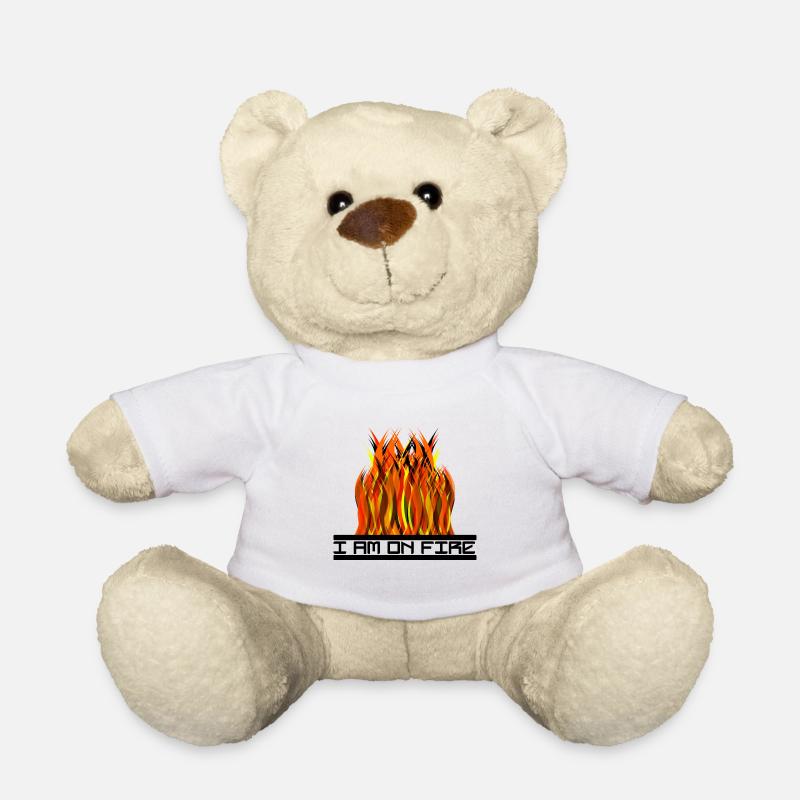 Ich brenne / ich brenne - Teddy - Weiß