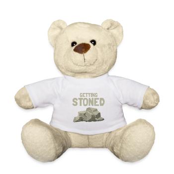 Collectionneur de pierres précieuses et recherche sur les pierres précieuses - Nounours - blanc - Devant