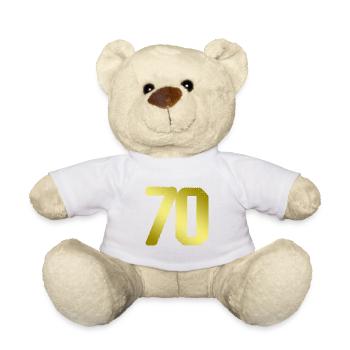 70 Number jersey - Teddy Bear - white - Front