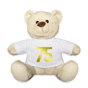 maillot numéro 75 - Nounours - blanc - Devant