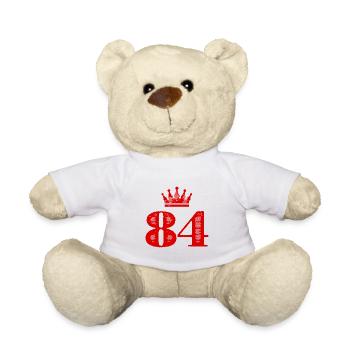 84 Couronne numérique - Nounours - blanc - Devant