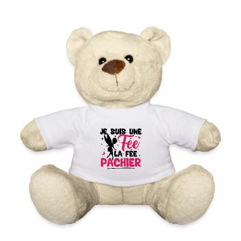 Je suis une fée la fée pachier - Nounours - blanc - Devant