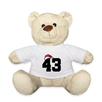 43 Numéro Noël - Nounours - blanc - Devant