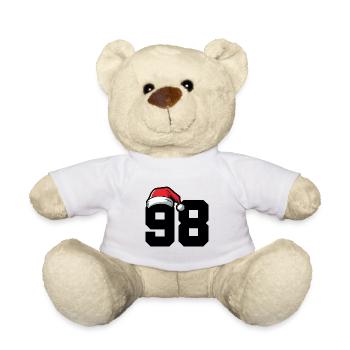 98 Numéro Noël - Nounours - blanc - Devant