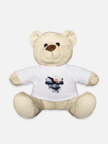 Möwe Seevogel Leuchtturm - Teddy - Weiß