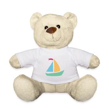 boat Geschenk Boot Schiffboat Geschenk Boot Schiff - Teddy - Weiß - Vorne