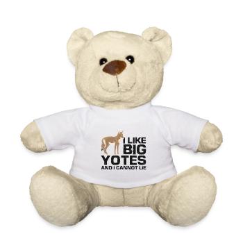 Kojotenjäger Design für Kojotenjagd - Teddy - Weiß - Vorne