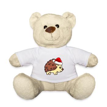 Hérisson animal comique - Nounours - blanc - Devant