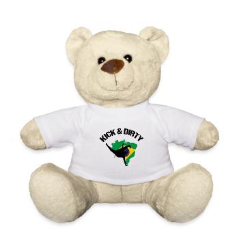 Ginga Capoeira pour les arts martiaux brésiliens - Nounours - blanc - Devant