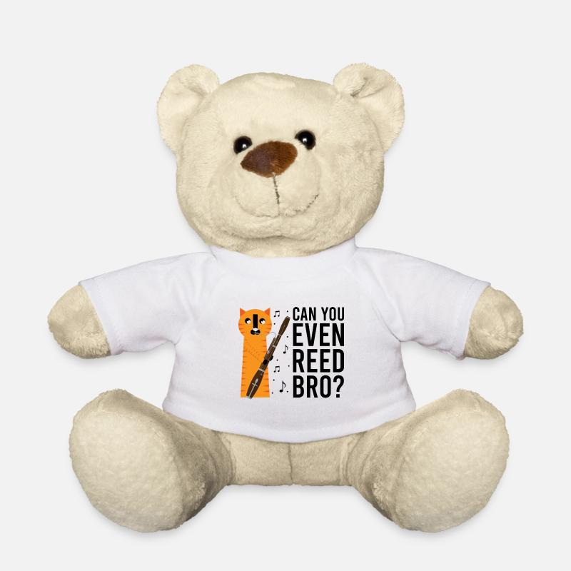 Orchester und Holzblasinstrument - Teddy - Weiß