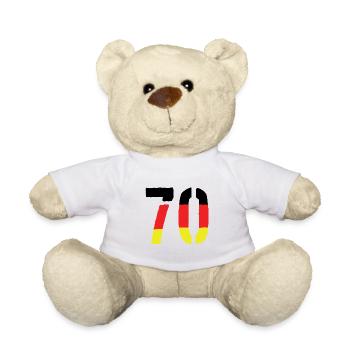 70 Zahl Symbol Germany - Teddy - Weiß - Vorne
