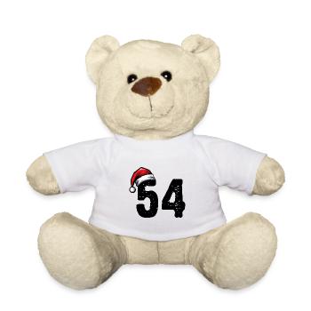 54 Numéro Noël - Nounours - blanc - Devant