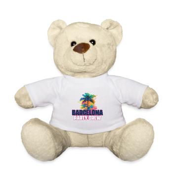 Barcelona Party Crew Holidays - Teddy Bear - white - Front