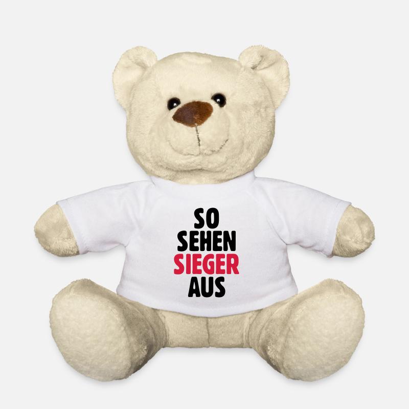 What winners look like - Teddy Bear - white