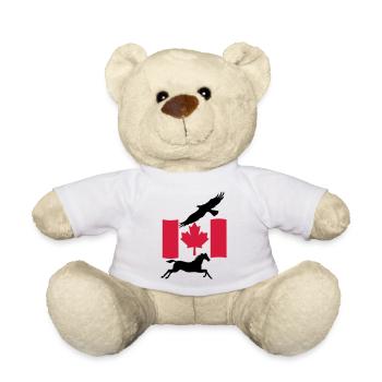 Liberté au Canada Don du Canada - Nounours - blanc - Devant