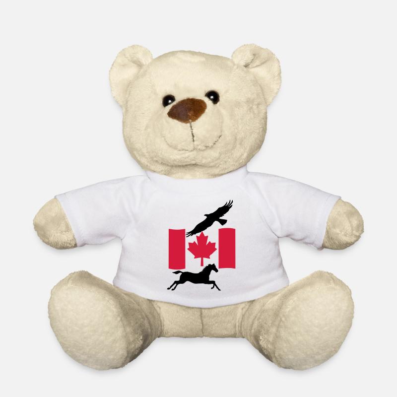 Freedom in Canada Kanada Geschenk - Teddy - Weiß