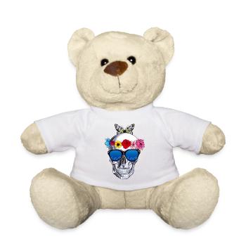 Blumen skul - Teddy - Weiß - Vorne