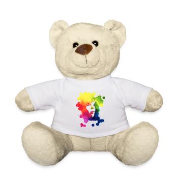Ink Portrait - Teddy - Weiß - Vorne