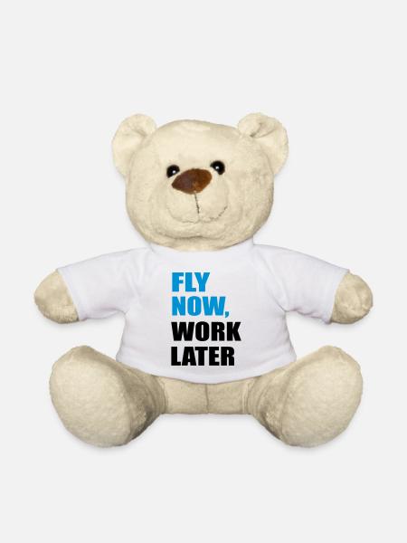 fliegen - Teddy - Weiß