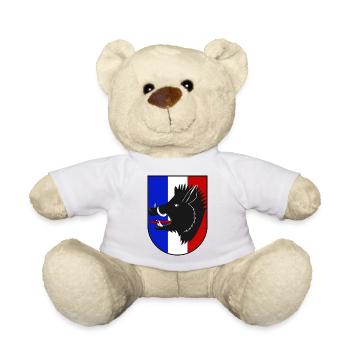 Blason Sanglier France - Nounours - blanc - Devant
