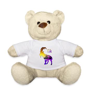 Köln Geißbock Hennes - Teddy - Weiß - Vorne