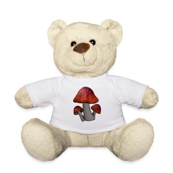 pilze mushrooms fungi veggie gemuese vegetables12 - Teddy - Weiß - Vorne