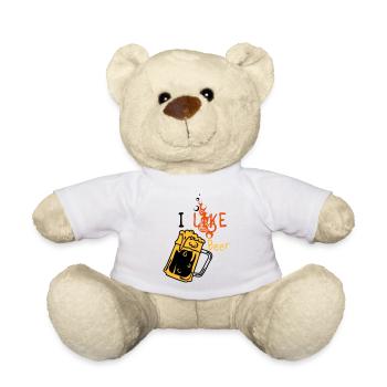 Ich mag Bier 5 - Teddy - Weiß - Vorne