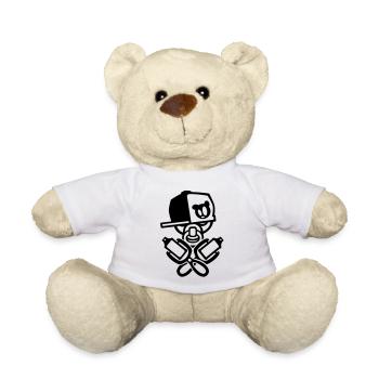 baby graffiti - Teddy Bear - white - Front