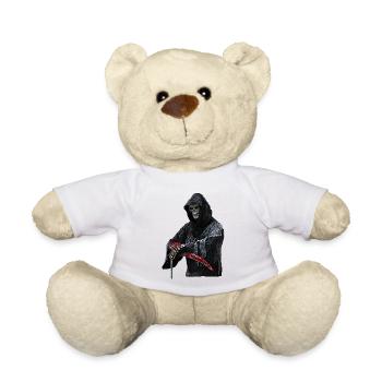 Totenkopf,Satan,Black Metal,Teufel,Fährmann, - Teddy - Weiß - Vorne
