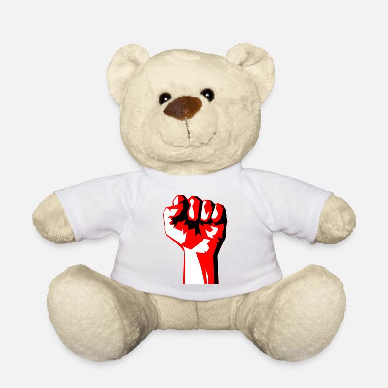 fist - Teddy Bear - white