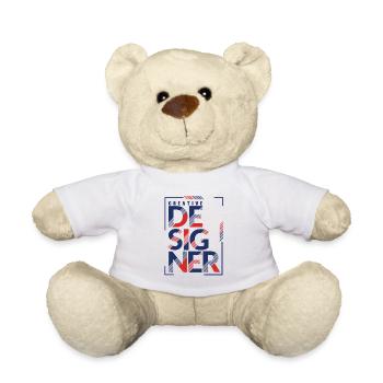 Ideen die von dir angetrieben werden - Teddy - Weiß - Vorne