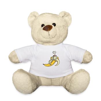 Banane mit Knochen - Teddy - Weiß - Vorne