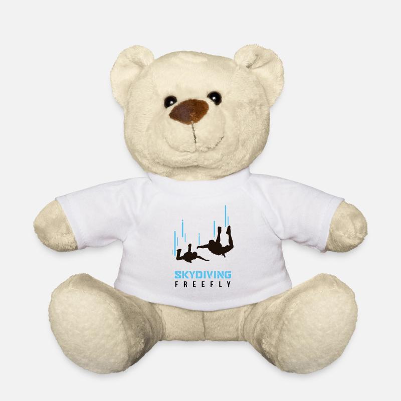 Fallschirmspringen - Teddy - Weiß