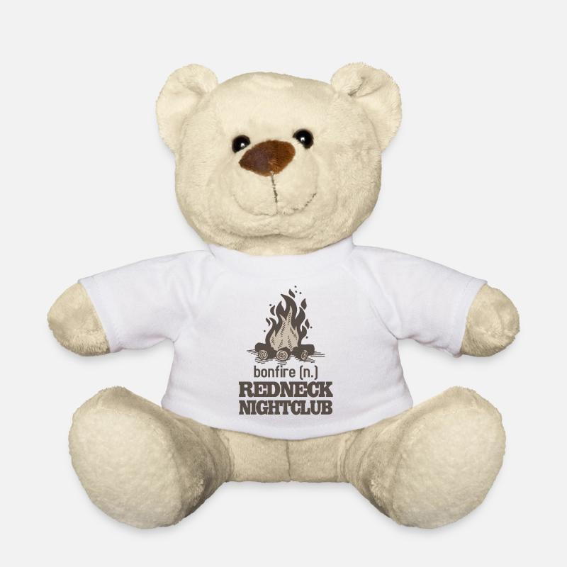 Redneck - Teddy Bear - white