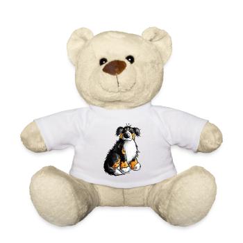 "Bernie" - Bouvier Bernois - Chien - Nounours - blanc - Devant