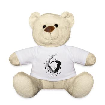Superbe manoeuvre de surf. - Nounours - blanc - Devant