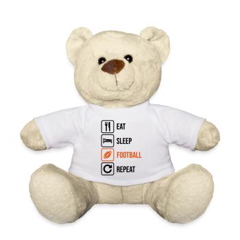 Football américain - Nounours - blanc - Devant