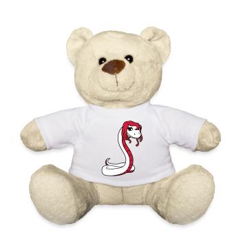 schlange weiblich frau huebsch girl maedchen sexy - Teddy - Weiß - Vorne