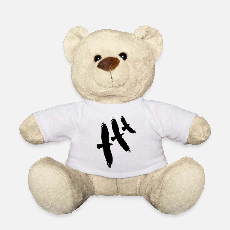 Geier, Adler, Bussard - Vögel der Berge - Geschenk - Teddy - Weiß