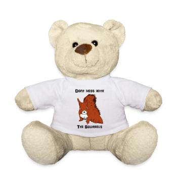 Don't Mess With The Squirrels - Nounours - blanc - Devant