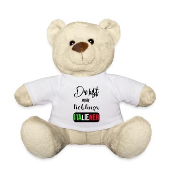 Tu es mon italien préféré - Nounours - blanc - Devant