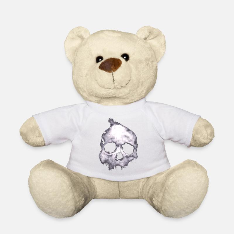crâne - Nounours - blanc
