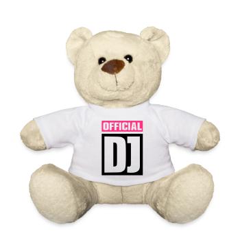 Official DJ - Teddy Bear - white - Front