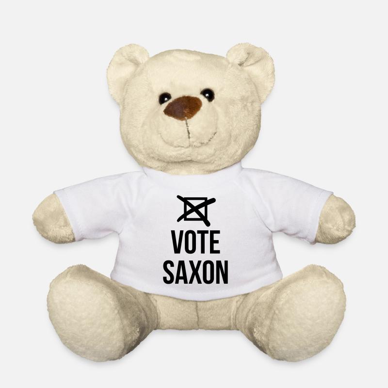 Vote Saxon - Nounours - blanc