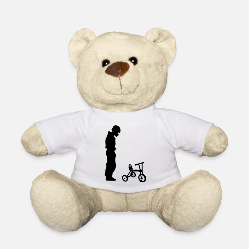 biker - Nounours - blanc